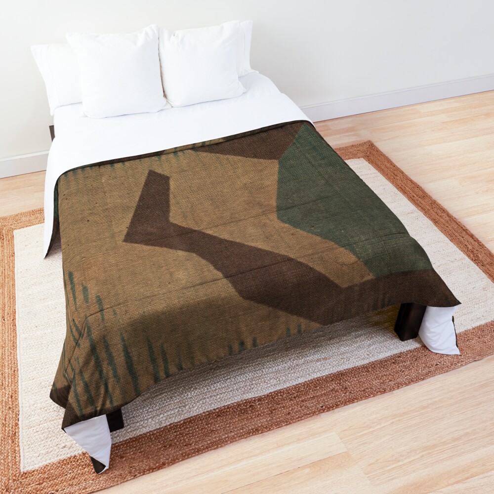 "Splintertarn German ww2 camouflage (Version 2) " Comforter for Sale by