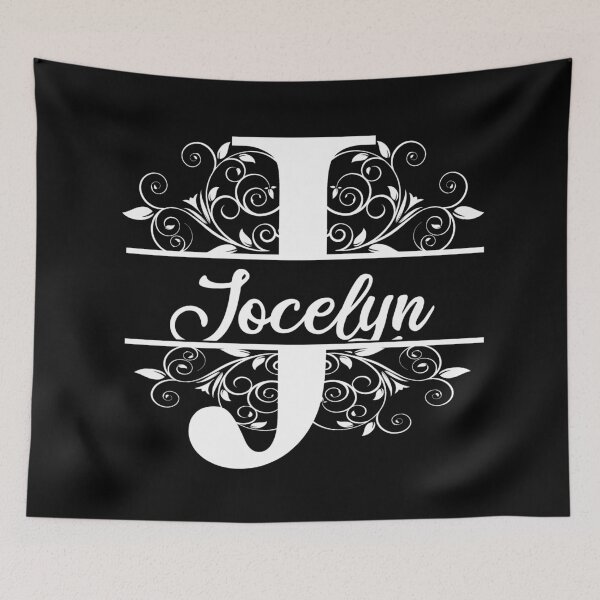 Item preview, Personalized Name Monogram J - Jocelyn - Letter J - White designed and sold by MysticMagpie.