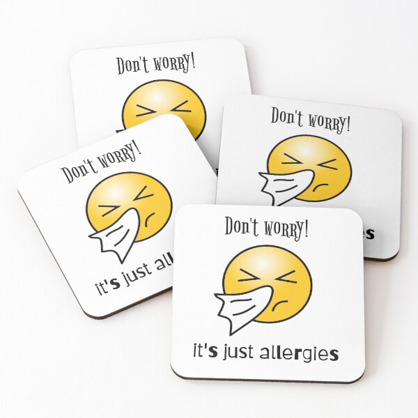 Item preview, It's just ALLERGIES!! designed and sold by unfuckersunite.