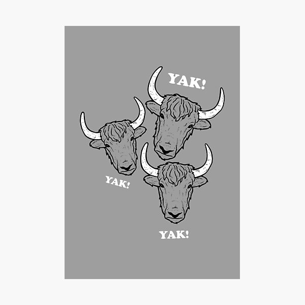 Item preview, Yak Yak Yak designed and sold by Yipptee Shirts.