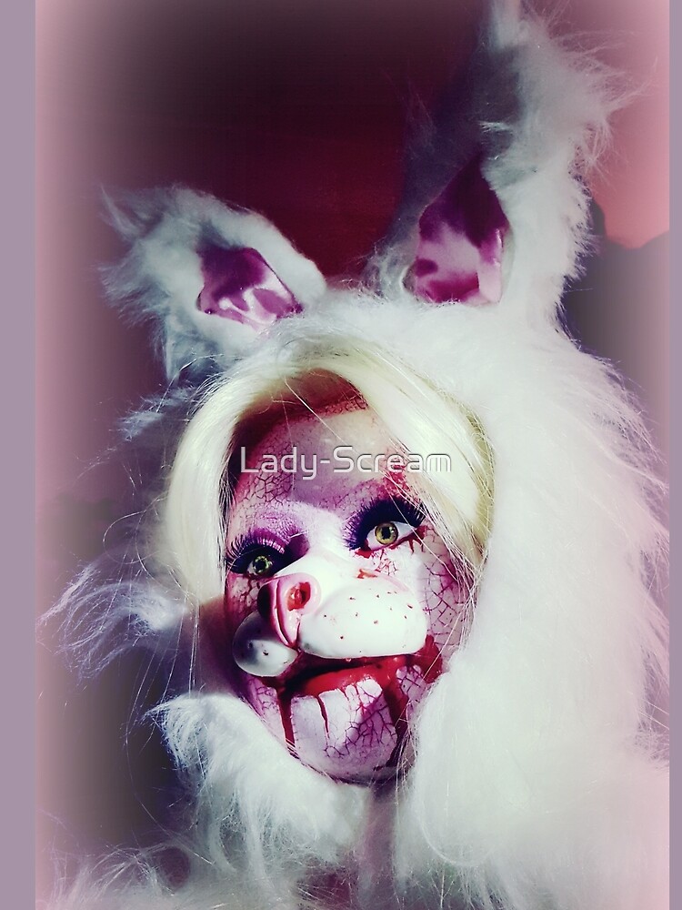 Hell Bunny Doll Head by Lady-Scream