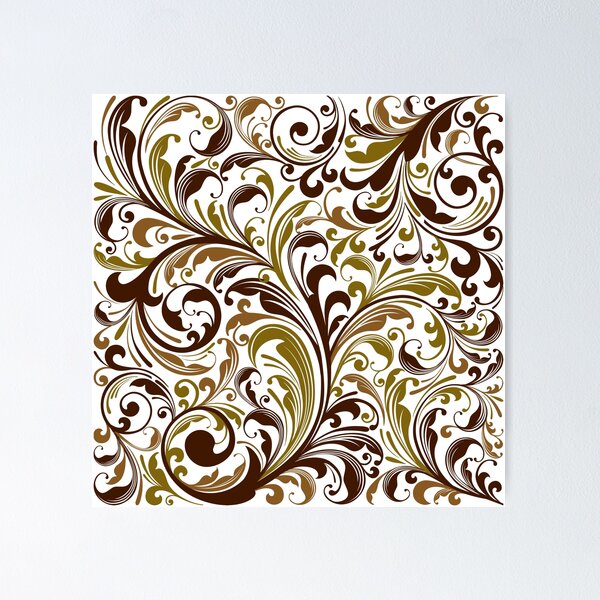 Item preview, Abstract Floral Design 11 designed and sold by Makanahele.