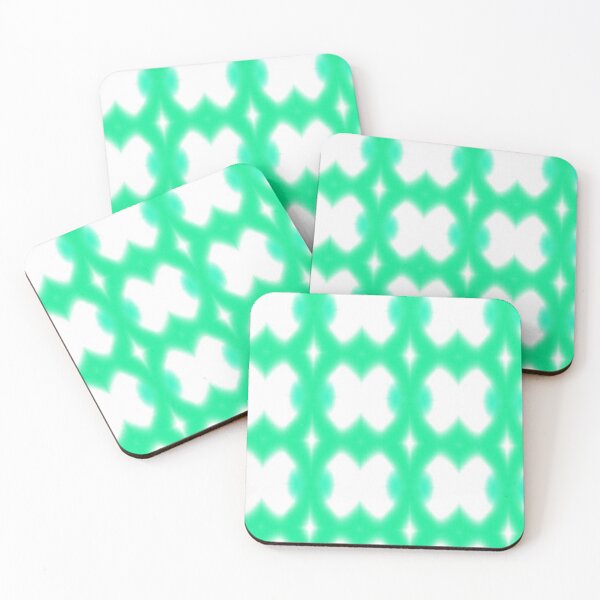 Item preview, Green and white abstract pattern designed and sold by tetibright.