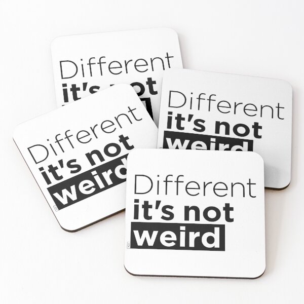 Item preview, Different it's not weird  designed and sold by Andreaigv.