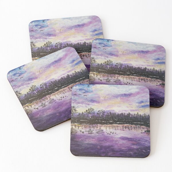 Item preview, Purple Landscape inspired by work of Steve Wenglasz designed and sold by LivingArtBrenda.