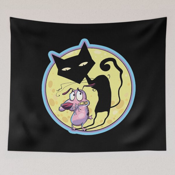 Item preview, Courage The Cowardly Dog's Katz Shadow designed and sold by supermara.