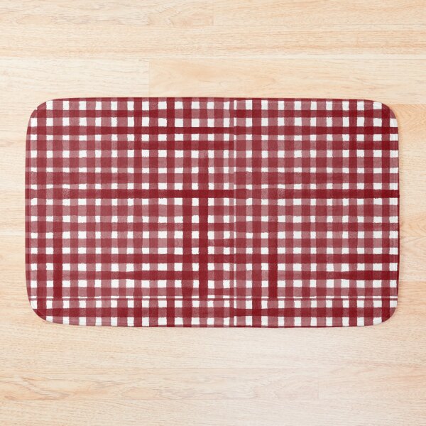 Item preview, Watercolour Gingham - Red designed and sold by cassandrafallon.