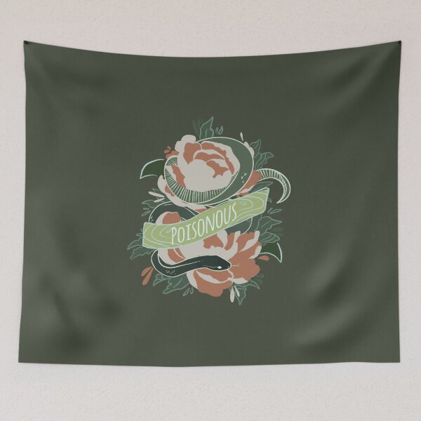 Item preview, Poisonous Banner designed and sold by Manda Lyn LaCorte.