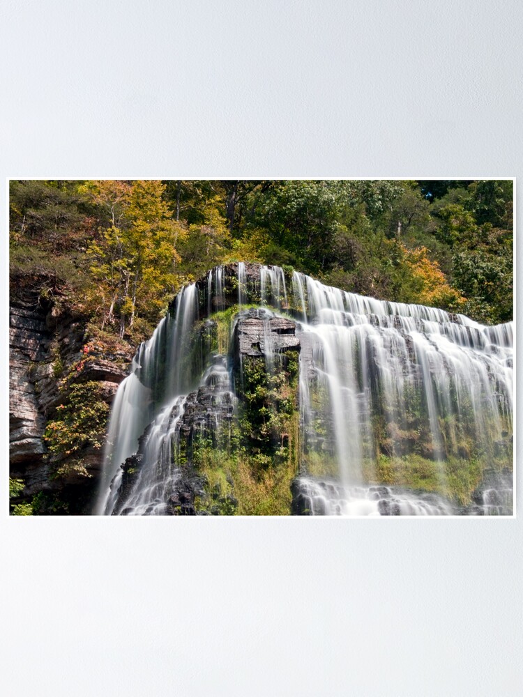 "Big Falls at Burgess Falls State Park, Sparta Tennessee" Poster for