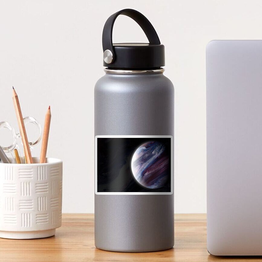 Planet Epsilon: Outer Space Art Sticker