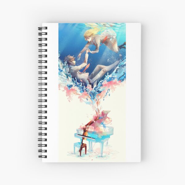 Shigatsu Wa Kimi No Uso Spiral Notebooks for Sale