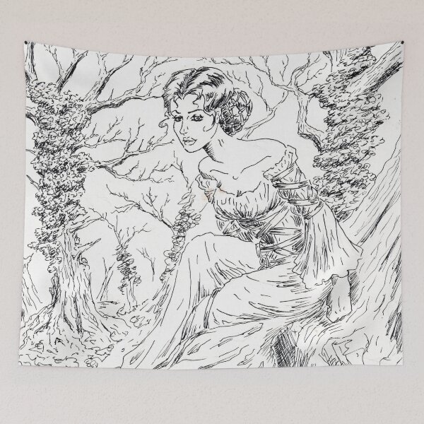 Item preview, The Girl in the Orchard designed and sold by Rapunculus.