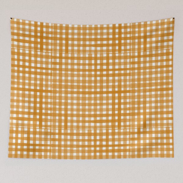 Item preview, Watercolour Gingham - Orange  designed and sold by cassandrafallon.