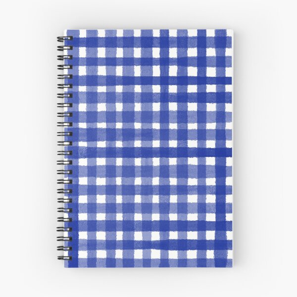 Item preview, Watercolour Gingham - Indigo  designed and sold by cassandrafallon.