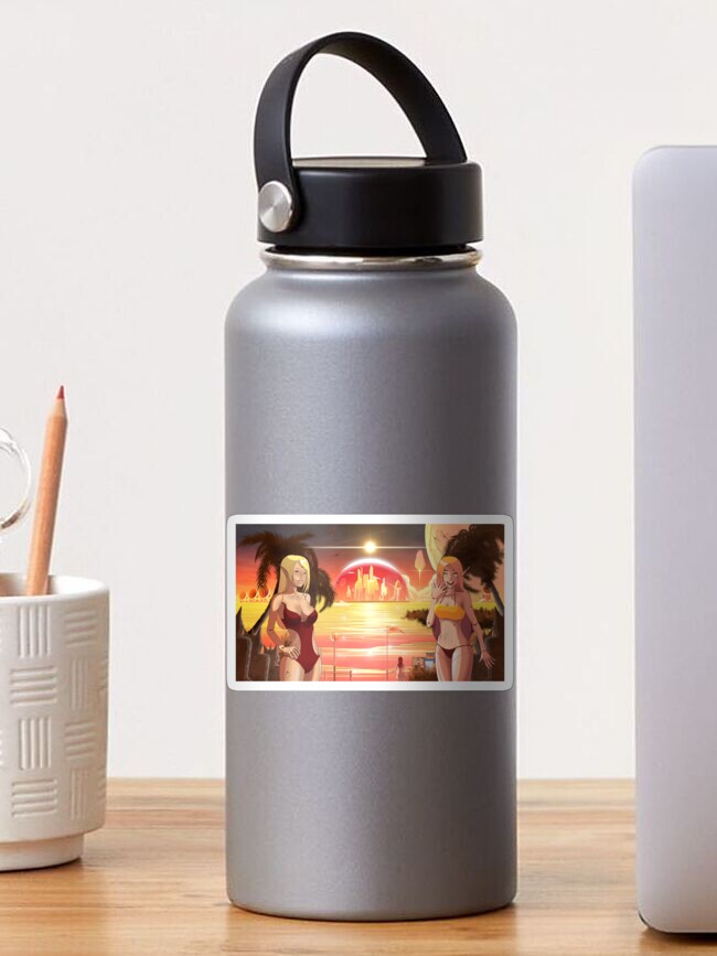 Aperçu 1 sur 3. Sticker avec l'œuvre La cité-dôme de Flamicogyre. créée et vendue par SmartGalaxy.