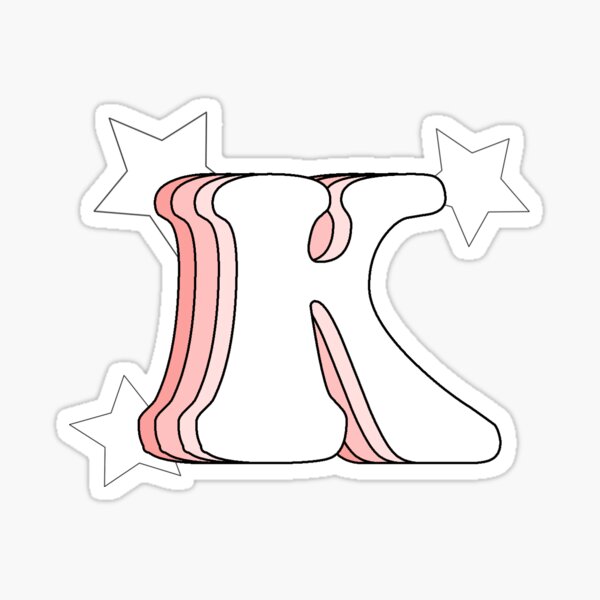 Vista previa del artículo con la obra «Rosa retro k», diseñado y vendido por kapatton99.