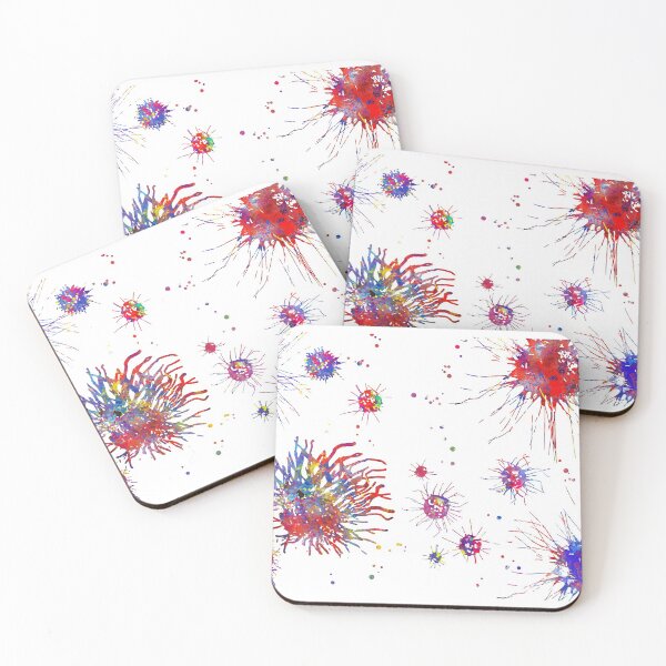 Item preview, Cancer cell, watercolor cancer cell, cancer cell prunt, cancer cell art, cancer designed and sold by Rosaliartbook.