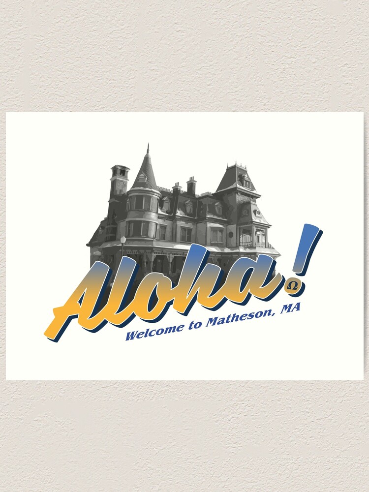 "Aloha Middle Finger to Matheson Locke & Key" Art Print for