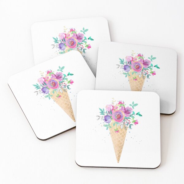 Item preview, Ice cream cone bouquet of flowers designed and sold by MindChirp.