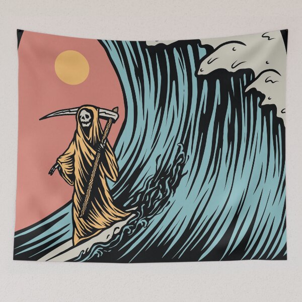 Item preview, Surfin' Reaper designed and sold by HawaiianHorror.