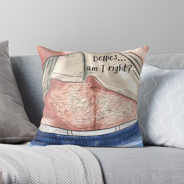 Bellies... Throw Pillow