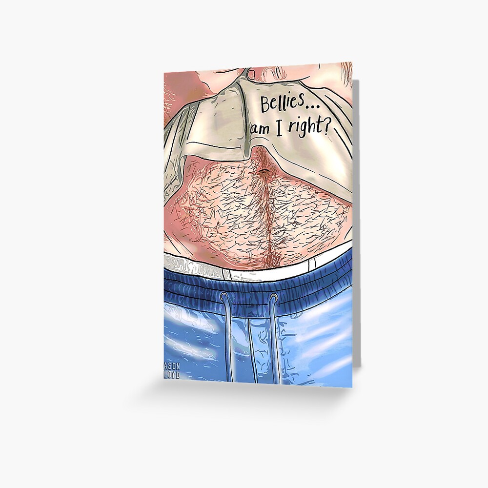 Bellies... Greeting Card