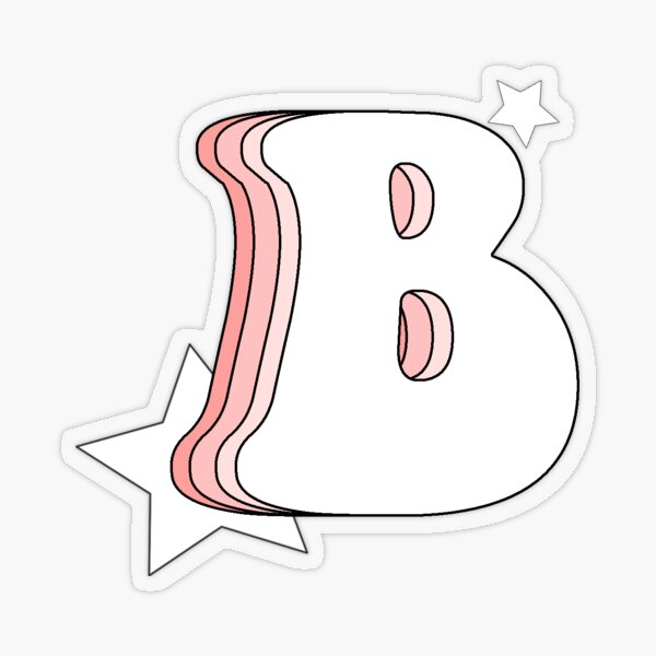 Letter B Stickers | Redbubble