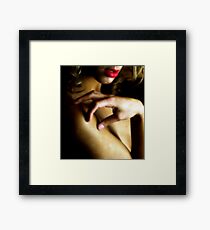 The Caress Framed Print