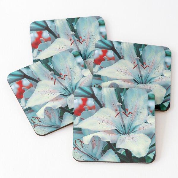 Item preview, Lily flowers closeup designed and sold by lena-maximova.