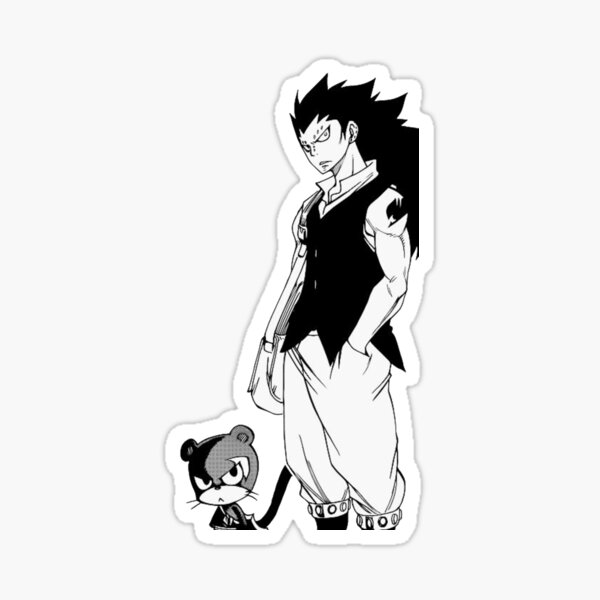 gajeel sticker for sale by nojams redbubble