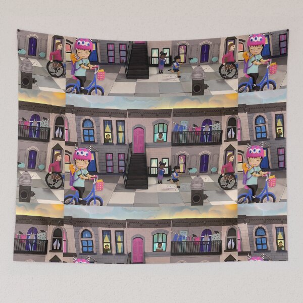 Item preview, A Ride Through the City designed and sold by Cynthia De La Torre.