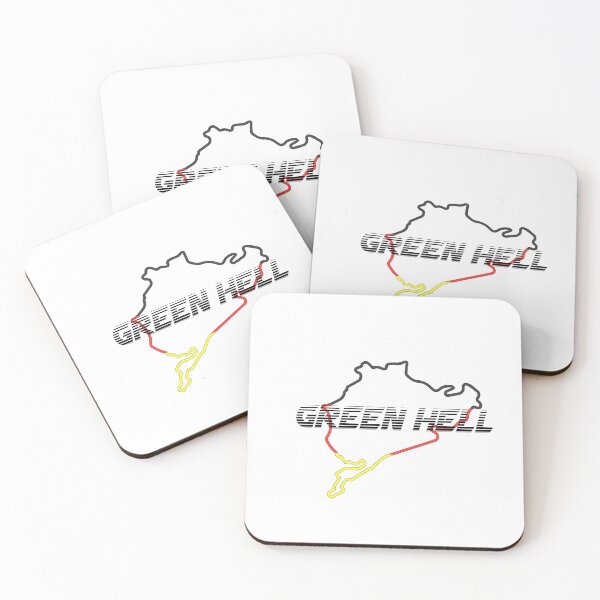 Item preview, Nurburgring Nordschleife German Race Track Outlines - Famous Circuit Green Hell designed and sold by mudfleap.