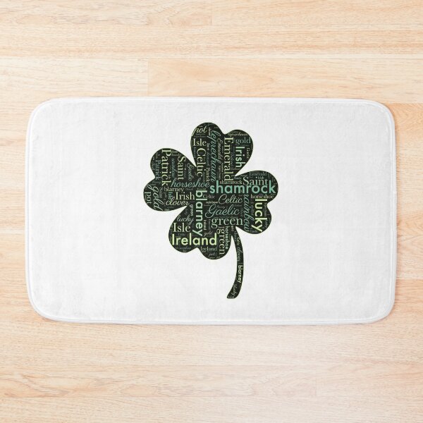 Item preview, Irish Shamrock St.Patrick’s Day Word Cloud Subway Art designed and sold by Gsallicat.