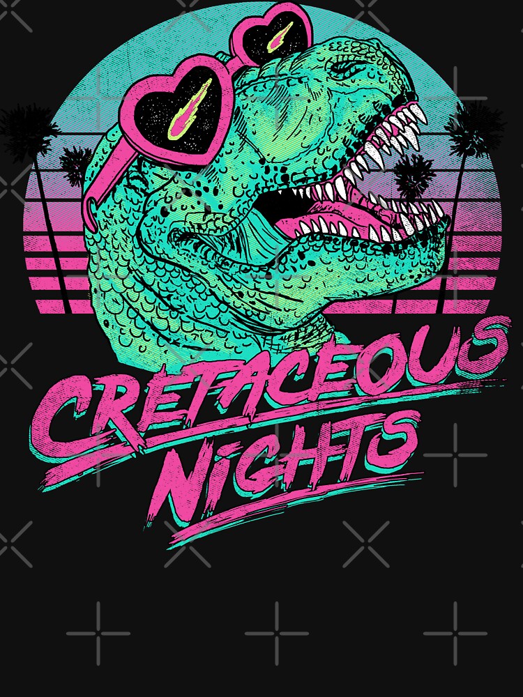 Thumbnail 7 of 7, Essential T-Shirt, Cretaceous Nights designed and sold by Hillary White.