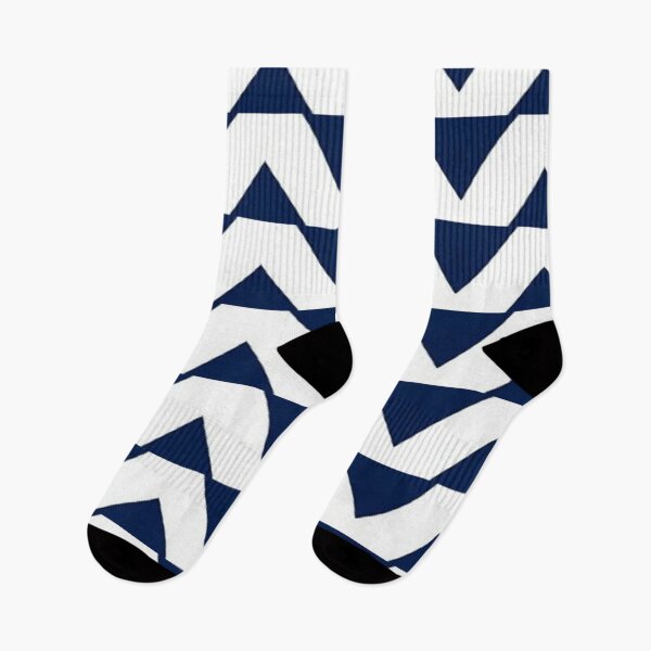Item preview, Blue and White Pyramid Pattern designed and sold by Poetic Patterns Studio.