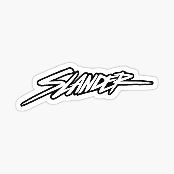 Slander logo Sticker