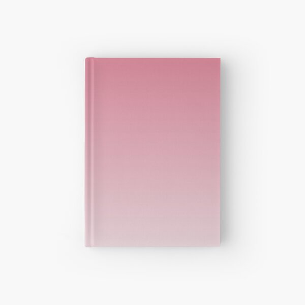 Pink to White Ombre Shaded Cherry to Coconut Sorbet Ice Cream Gelato Hardcover Journal