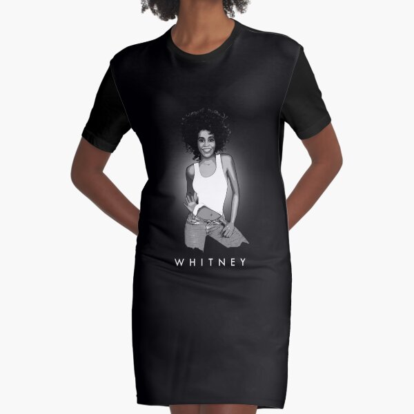 whitney houston t shirt dress