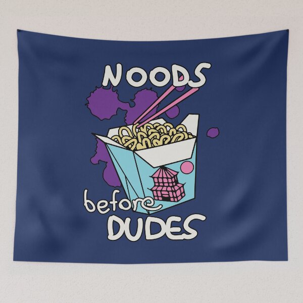 Item preview, Noods Before Dudes designed and sold by NeonSpaceJunk.