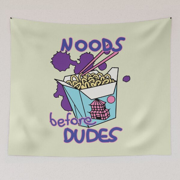 Item preview, Noods Before Dudes designed and sold by NeonSpaceJunk.