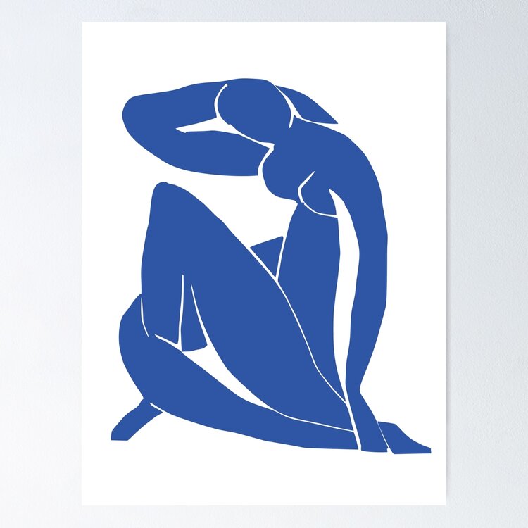 Henri Matisse - Blue Nude  Sticker