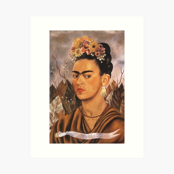 Item preview, Frida Kahlo's self-portrait designed and sold by TiendaTina.