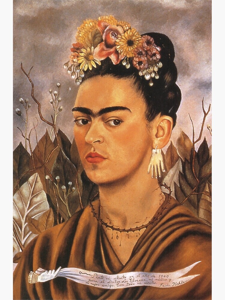 Tarjetas de felicitación «Autorretrato de Frida Kahlo» de TiendaTina |  Redbubble