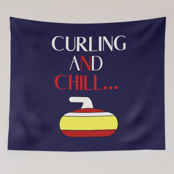 Item preview, Curling and Chill Stone, Curling Sport, Curling Game designed and sold by Laurelbdesigns.