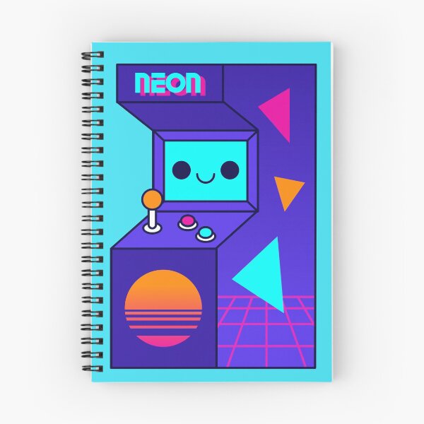 Item preview, kawaii neon arcade designed and sold by kittybox.