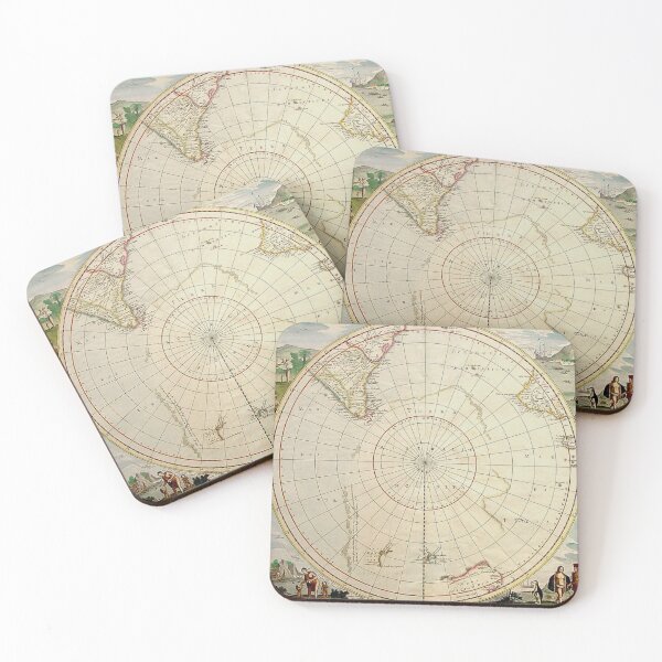 Item preview, Terra Australis map designed and sold by Culturio.