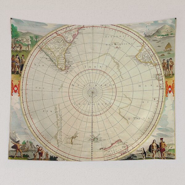 Item preview, Terra Australis map designed and sold by Culturio.