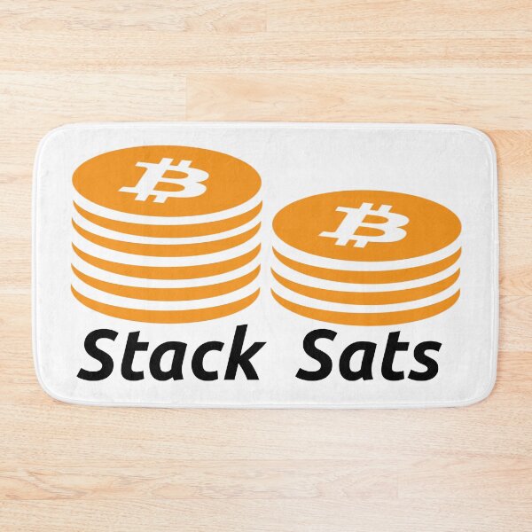 Item preview, Stack Sats Bitcoin Investor Crypto Sticker designed and sold by JackCurtis1991.