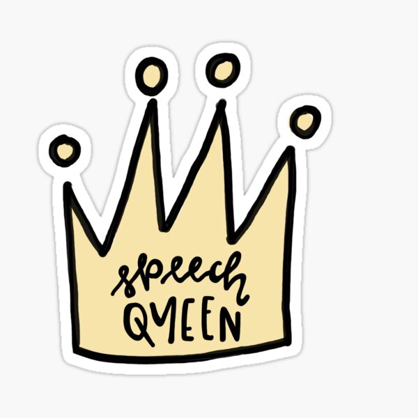Item preview, Speech Queen designed and sold by Annika Larson.