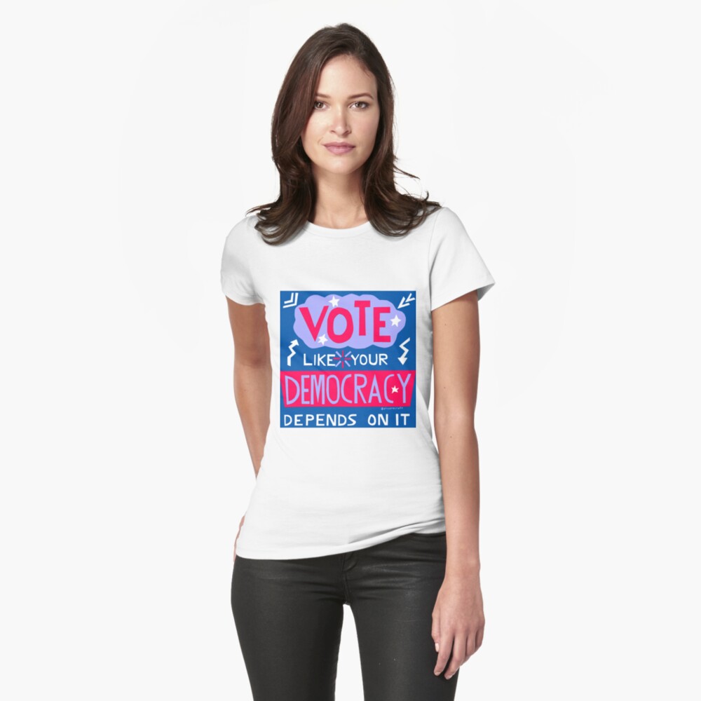 Item preview, Fitted T-Shirt designed and sold by PlusOneCraft.